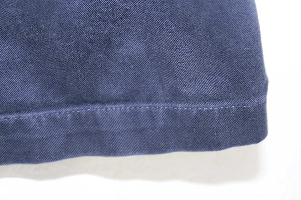 Preswick & Moore Mens Size 34 Blue Pleated Front Chino Shorts Cotton Knee Length - Image 4 of 4