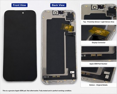 Genuine OEM iPhone 17 Pro Max OLED Display Screen Assembly Original Pull(A+)