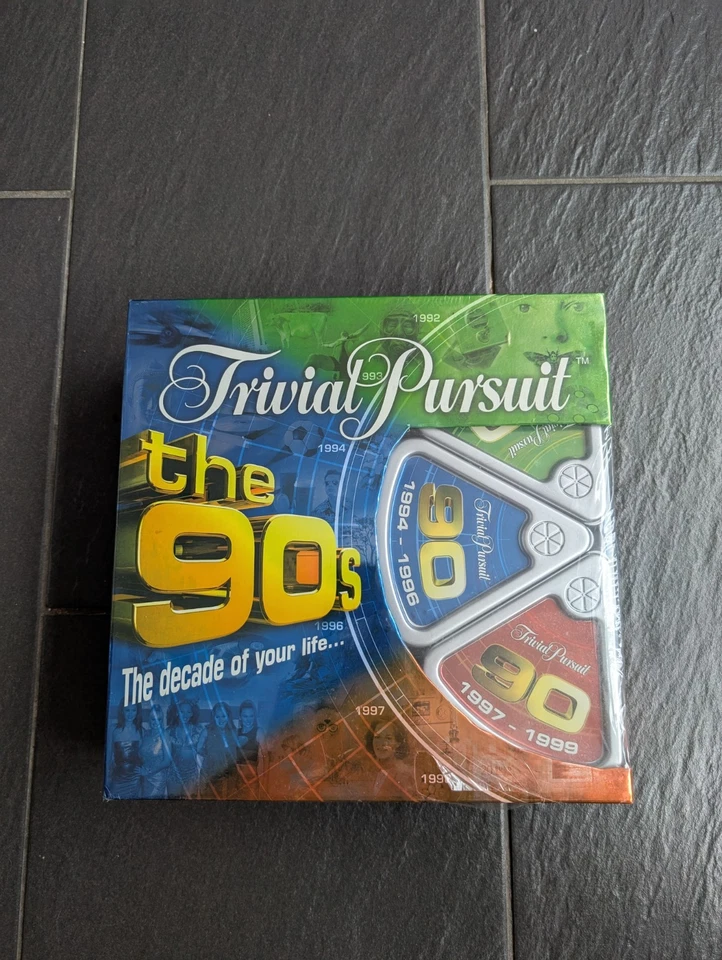 Trivial Pursuit The 90’s By Parker Bros Brand New Factory Sealed Free Post  - Image 2 of 4