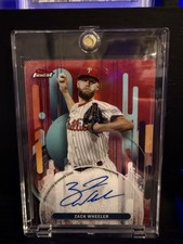 2025 Topps Finest Baseball Zack Wheeler Certified Red Auto /5 #13875 S