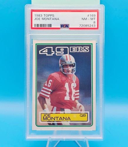 1983 Topps - Joe Montana #169 PSA 8 49ers HOF