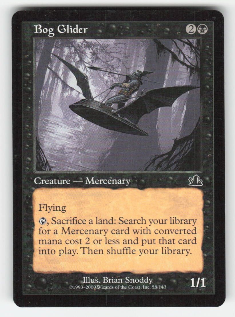 2000 Bog Glider Prophecy 58 MTG