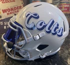 Reggie Wayne Signed Autographed Colts RETRO Full Size Speed Replica Helmet JSA