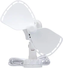 Ultimate™ Fan from by Caframo.Grill-free,12V fan with shock-absorbing FingerSafe