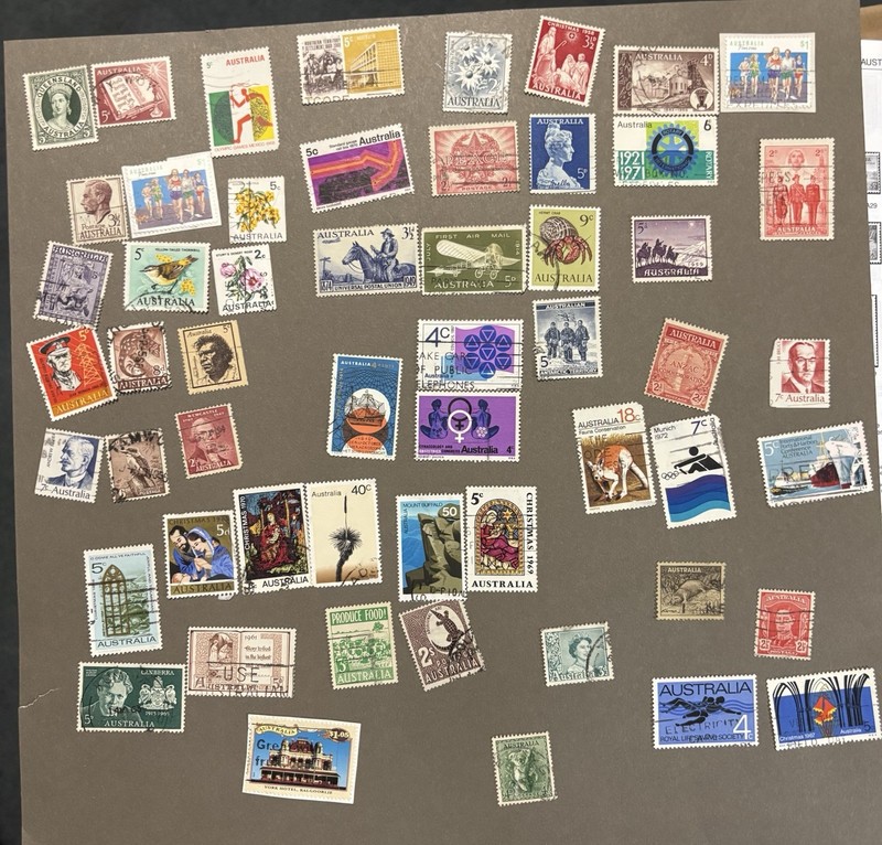 Australia stamp Lot Of 55 Stamps