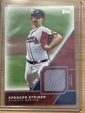2026 Topps Series 1 Spencer Strider #MLM-SST Relic Braves Sleeved After Pulling