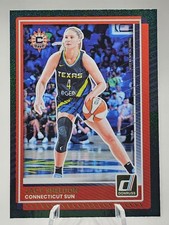 2025 Panini Donruss WNBA Jacy Sheldon #33 Green Shimmer SP Connecticut Suns