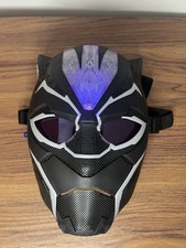 Marvel Avengers Black Panther Vibranium Power FX Light Up Mask Cosplay Costume