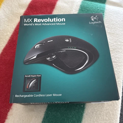 New/Sealed Logitech MX Revolution Wireless Cordless Laser Mouse USB