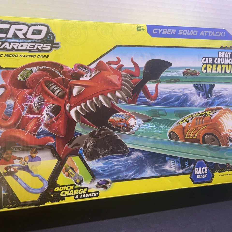 Micro Chargers Cyber Squid Attack Race Track Set NWT New - Image 4 of 4