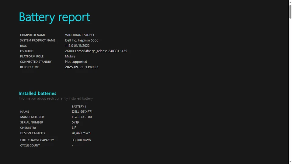 Dell Inspiron 15 5566 15" HD Touch I3-7100U 1TB SSD 6GB W11 Cámara web DVD Foto 2 de 4