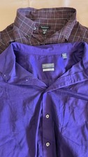 18pc Mens Shirt Bundle Lot M L XL 2X Wrangler Dickies Van Heusen Chaps