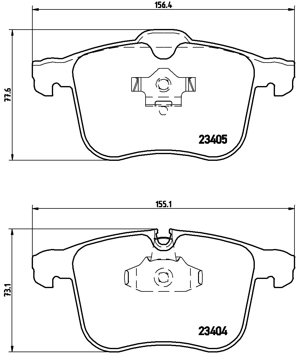 Brembo P59049 Bremsbelagsatz für Scheibenbremse Bremsbelagsatz - Bild 6