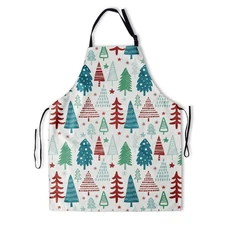 33x28" Unisex Apron with 2 Pockets for Cooking Kitchen BBQ Grill Drawing