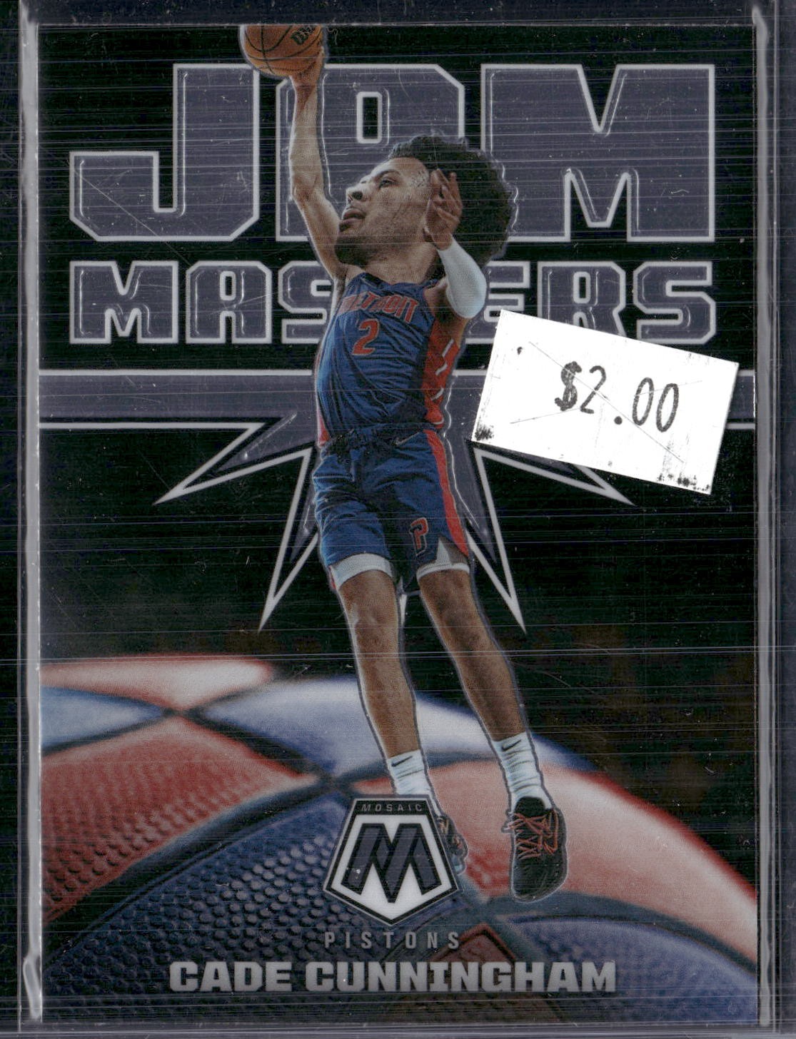 2021-22 Panini Mosaic #16 Cade Cunningham Jam Masters