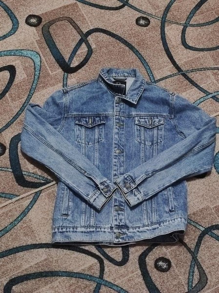 Women Denim Jacket Navy M #42C0