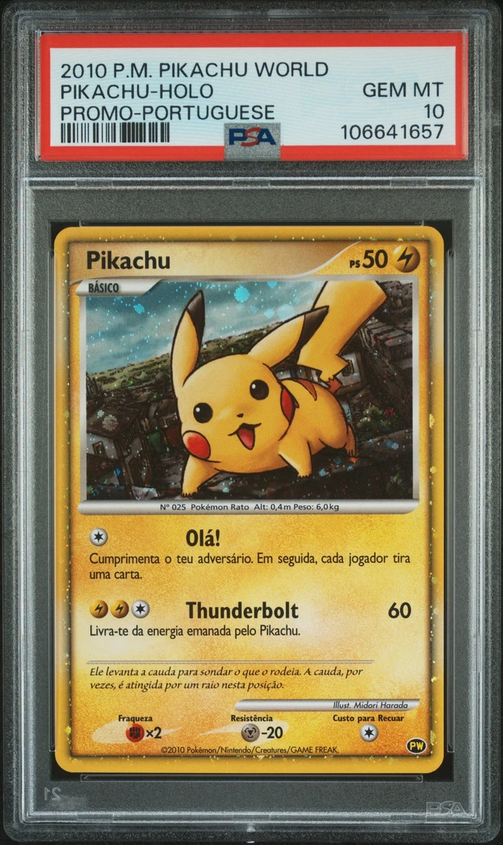 Pikachu Pokémon TCG Professional Sports Authenticator (PSA