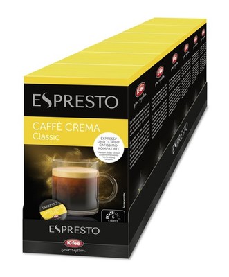 ESPRESTO Caffè Crema Classi, kompatibel mit K-fee Aldi EXPRESSI 96 Kaffeekapseln