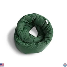 Versatile Travel Neck Pillow - Soft 360 Support Scarf - Machine Washable - Green