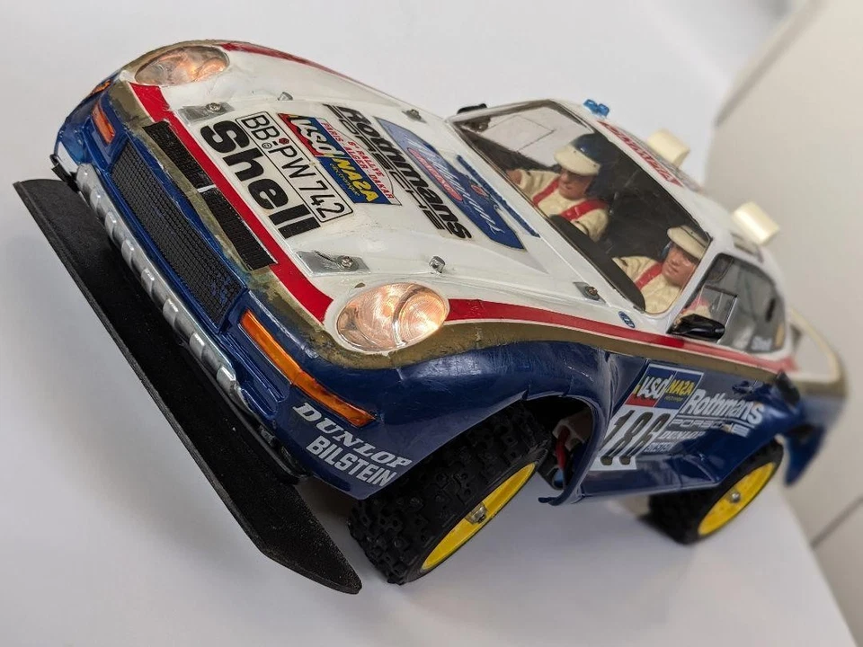 Tamiya Porsche 959 Paris Dakar 1/12 RC Model Full Set Used Japan RTR - Image 4 of 4