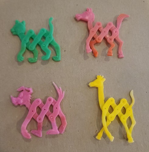 Vintage Cereal Premium Stretch Pets Dog Horse Cat Giraffe Hong Kong lot of 4