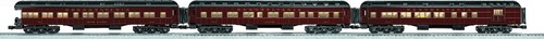 Lionel 6-25635 Pennsylvania Flecha Roja Peso Pesado Coche de Pasajeros Paquete de 3 COMO NUEVO | Condition: New