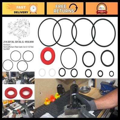 #ad Floor Jack Seal Replacement Kit for 3 amp; 3.5 Ton Jacks Fits Sears Craftsman M $53.99