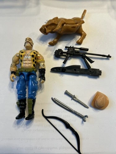 GI Joe Gnawgahyde v1 1989 Vintage 3.75" ARAH 100% Complete Cobra Tight R3