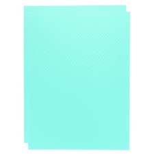 ABS Plastic Sheet 8 x 12",Flexible Sheets 1/12" Thick Carbon Fiber Blue 2Pcs