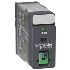 2PC SCHNEIDER ELECTRIC RXG11F7 Non-Latching Plug-In Relay, SPST-C/O, 10 A, 120V