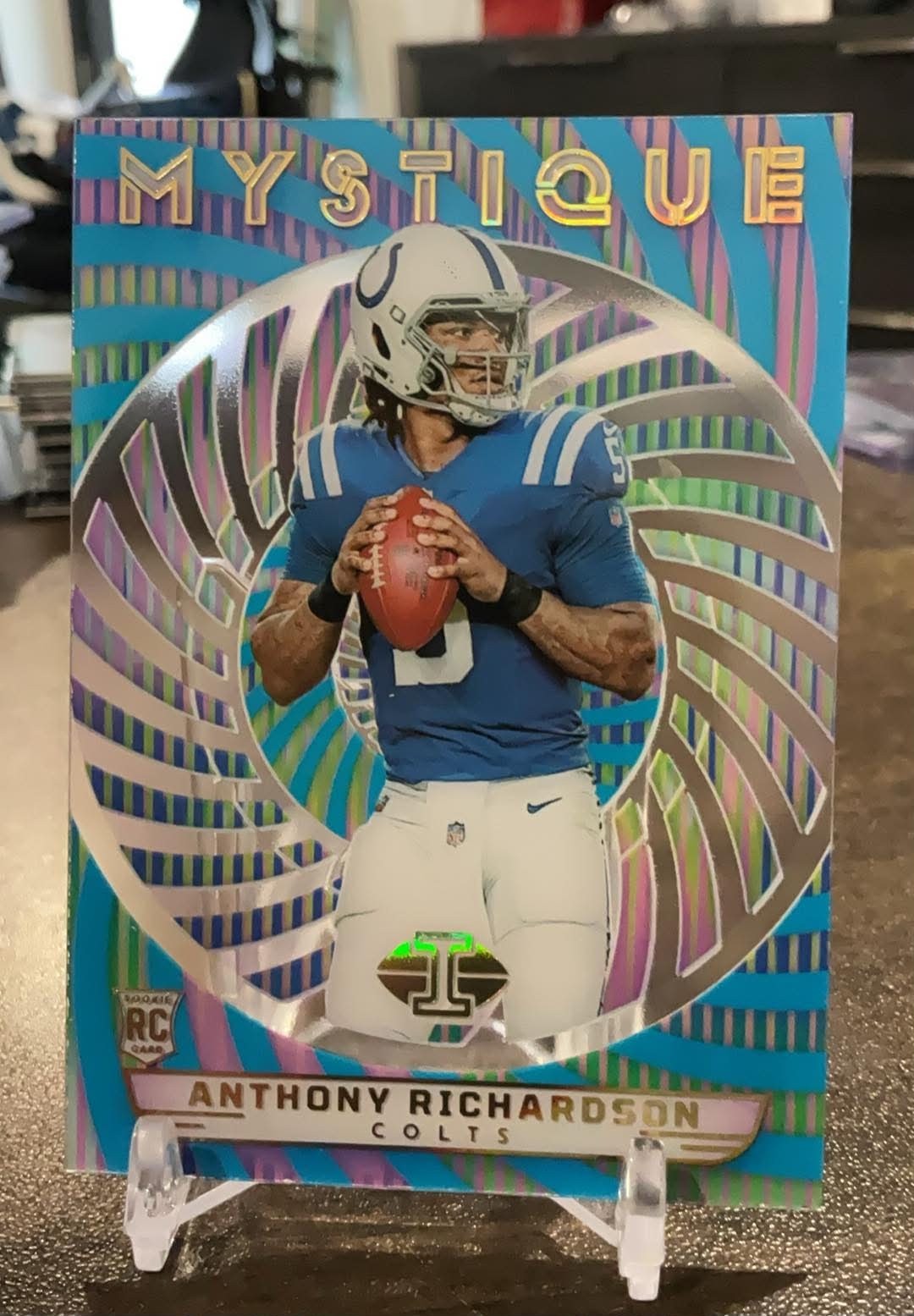 2023 Panini Illusions ANTHONY RICHARDSON /299 Light Blue "Mystique" RC SP COLTS