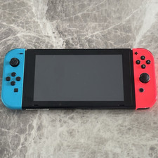 Nintendo Switch Console 32GB Neon Blue/Red Joy-Con Dock + 256GB microSD + 1 Game