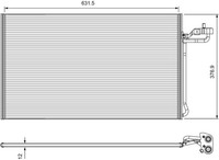 Kondensator Klimaanlage Valeo 814325 FüR V50 C30 Volvo S40 C70 544 533 542 2 545