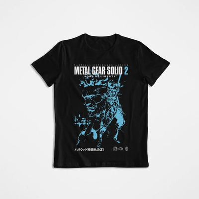 Metal Gear Solid 2 T-Shirt, Graphic Tee | eBay