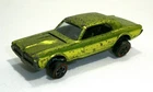 Vintage Redline Hot Wheels Metallic Yellow Antifreeze Custom Cougar 1968