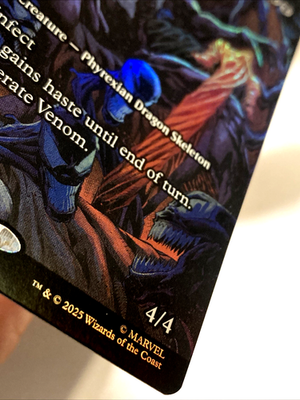 MTG Venom, King In Black (Borderless Foil) Spider-Man Marvel