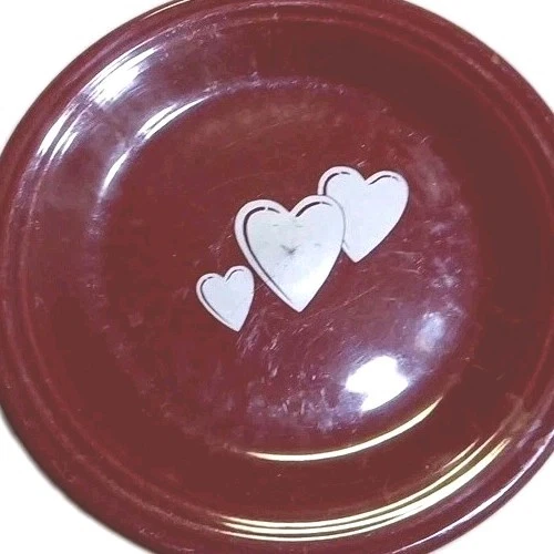 Fiesta  Trio Of Hearts 10.5" Plate