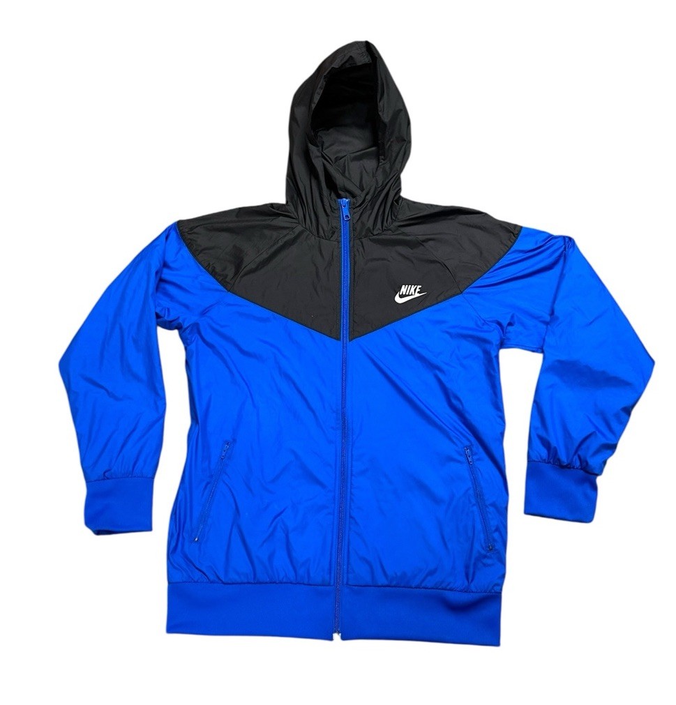 SACAI X NIKE Nike Sportswear Windrunner giacca mimetica full zip blu nero grande bambino ragazzo taglia L