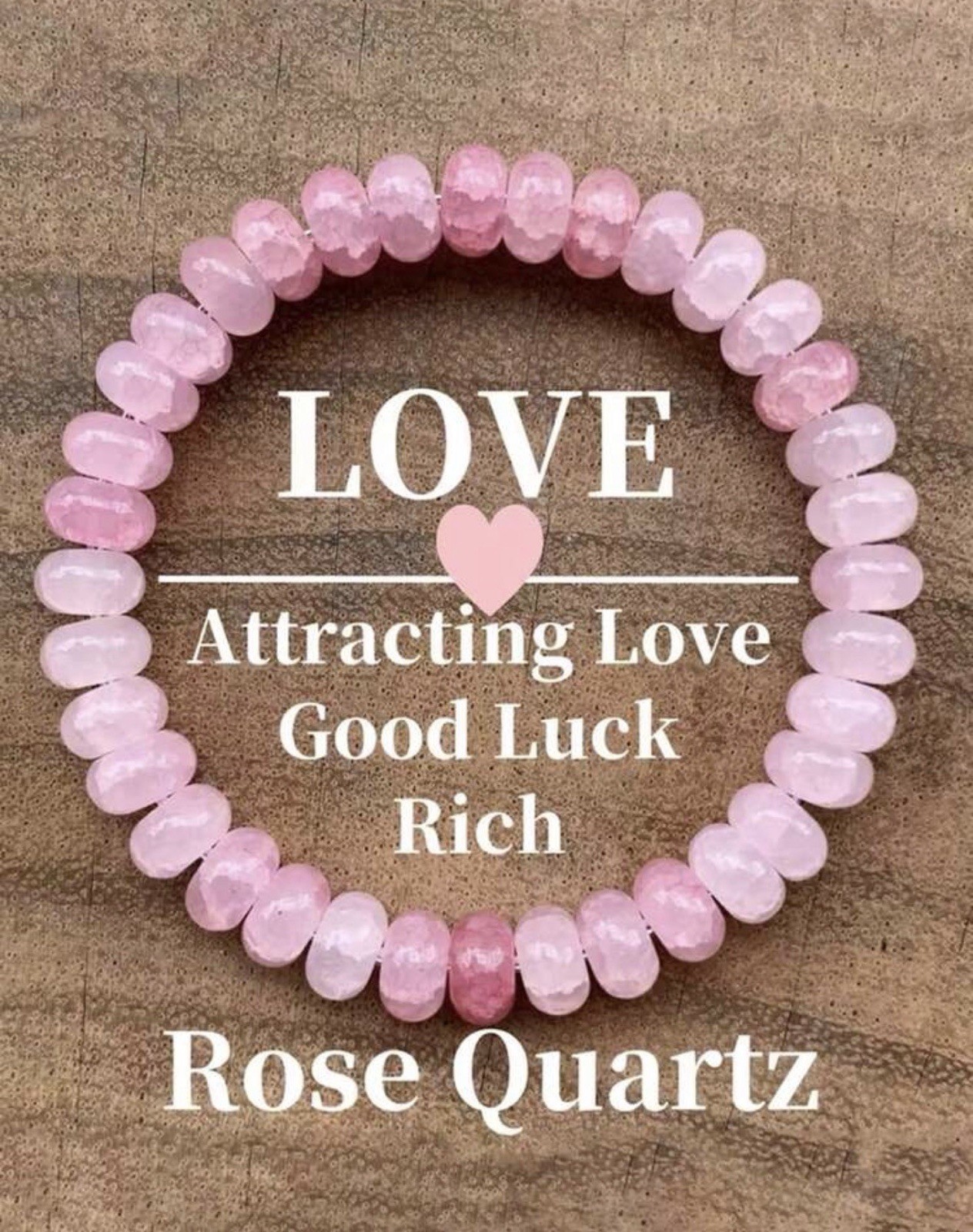 Bracelet femme en quartz rose naturel - Le cadeau idéal en pierres précieuses