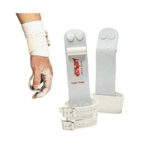 Reisport Protec Ring Gymnastics Grips for Men - Triple Strength Leather Hand ...