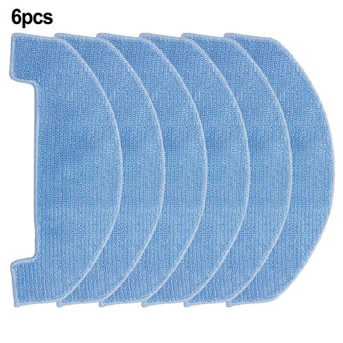 Lot De 6 Serpillères De Rechange Microfibre Pour Robot Aspirateur Aonus I8 - Compatibles, Lavables, Efficaces - 3