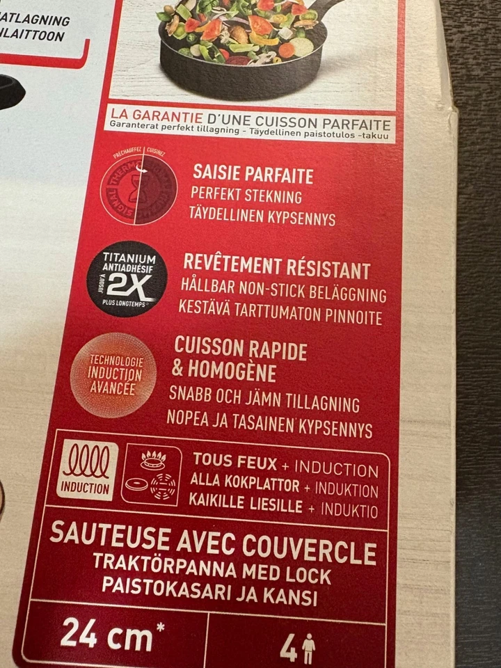 Tefal So Expert 24 cm + Couvercle -neuve  - Tous feux et induction - Photo 2/4