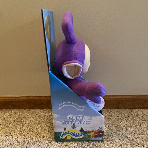 4 Teletubbies 14” Talking Plush Stuffed Bears Vintage 1998 New In Box All Work - Picture 4 of 19