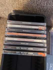 SEGA Dreamcast Bundle Lot Of 2 Consoles,Black,White,Mem Cards,Controllers Games