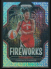 Candace Parker 2023 Panini Prizm WNBA Fireworks Mojo Prizm #6 /25