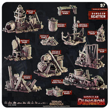 3D Druck Tabletop Resin Dungeon Scatter Terra...