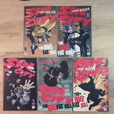 Sin City The Big Fat Kill #1-5 Dark Horse (1994) Complete Set - High Grade