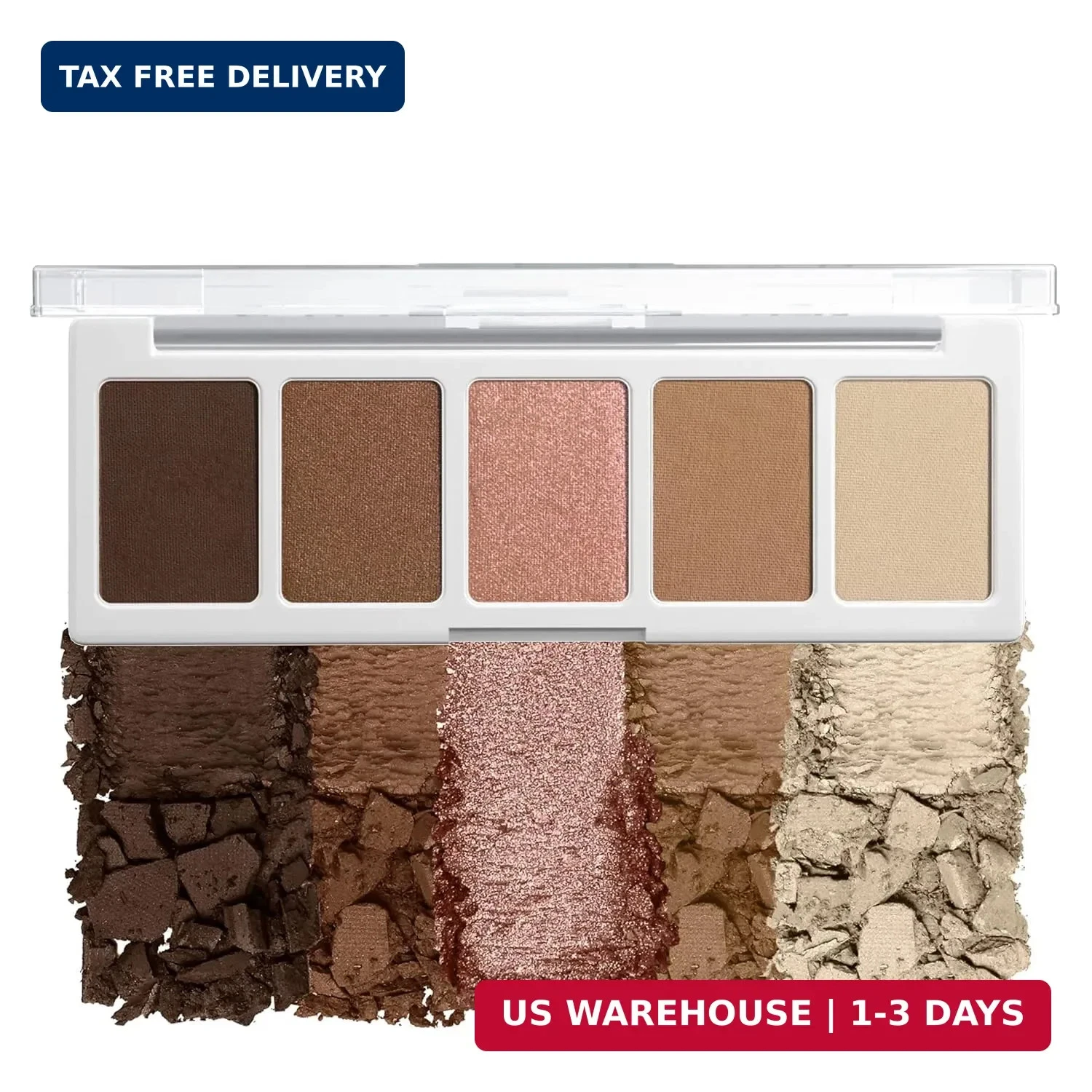 wet n wild Color Icon Eyeshadow Makeup 5 Pan Palette, Matte, Shimmer, Metallic image 6
