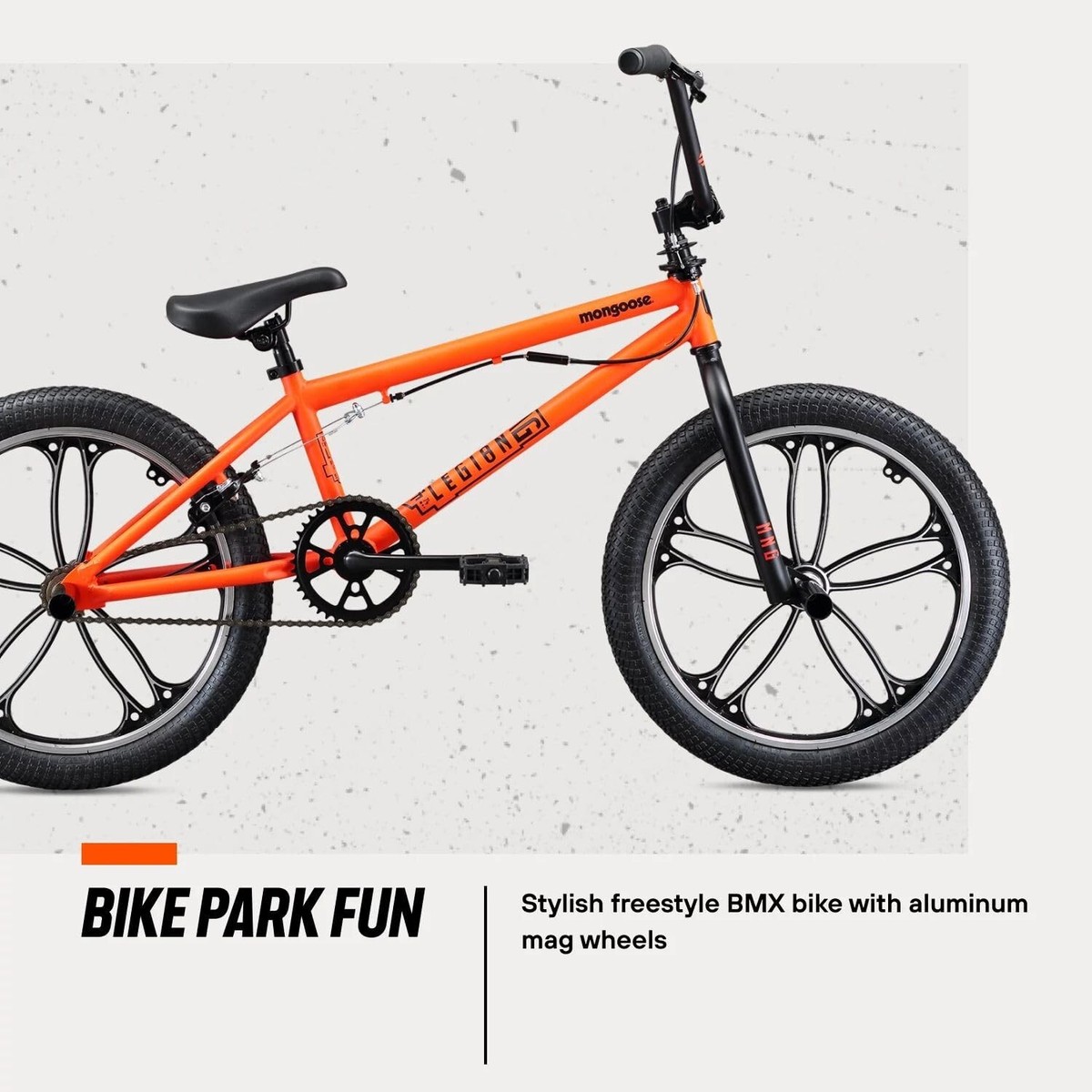 送料込！　mongoose LEGION bmx ストリート　20インチ　ピスト Mongoose Legion L20 Kids Freestyle BMX Bike, Intermediate