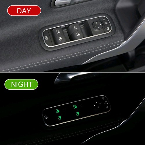 Luminous Sticker Panel Button Rocker Switch Label Decal Car Interior Accessories - Picture 9 of 14